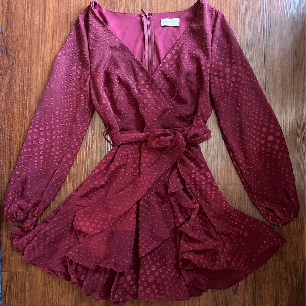 Burgundy Dress